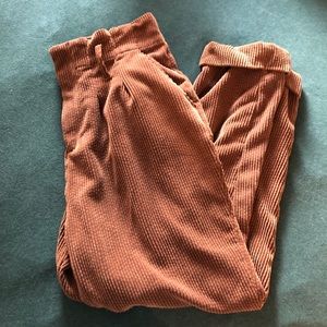 🤎 brown corduroy pleated pants 🤎